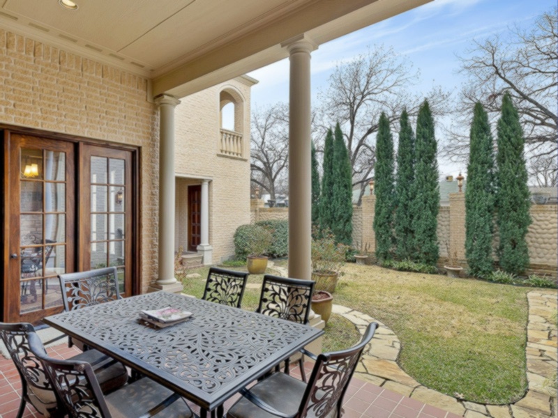 Patio view courtyard